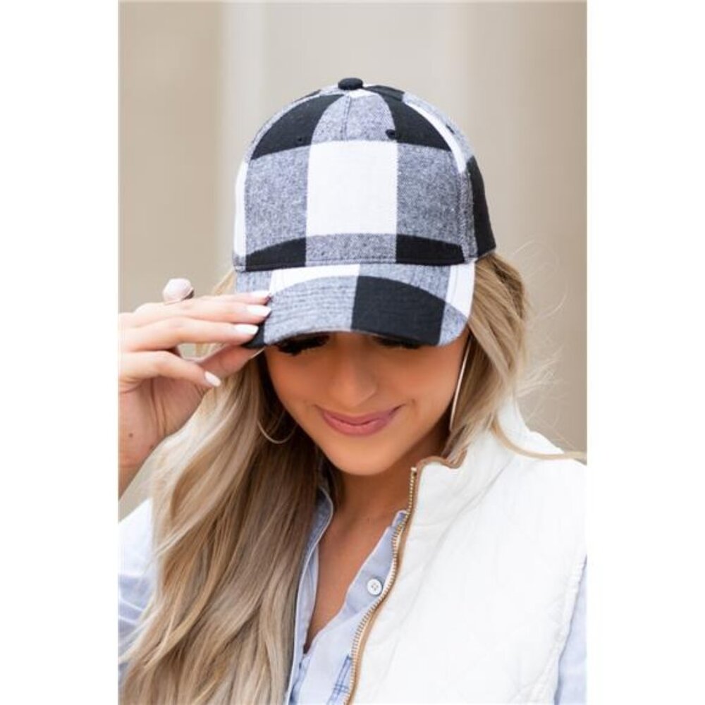 Fall Plaid Ball Caps - Picture 5 of 6